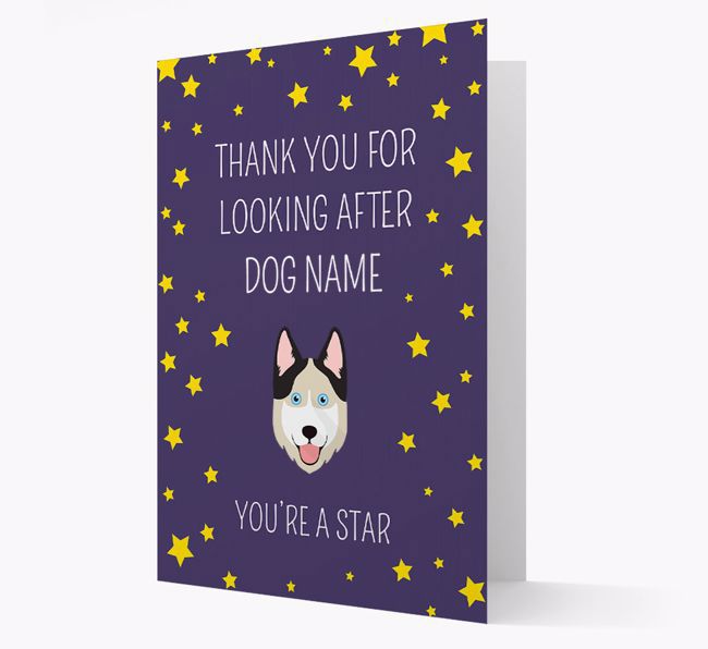 Personalized 'You're A Star' Thank You Card